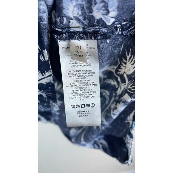 WE THE FREE‎ FLORAL PRINT LONG SLEEVE BUTTON DOWN WOMEN'S SHIRT SIZE S - Picture 7 of 8